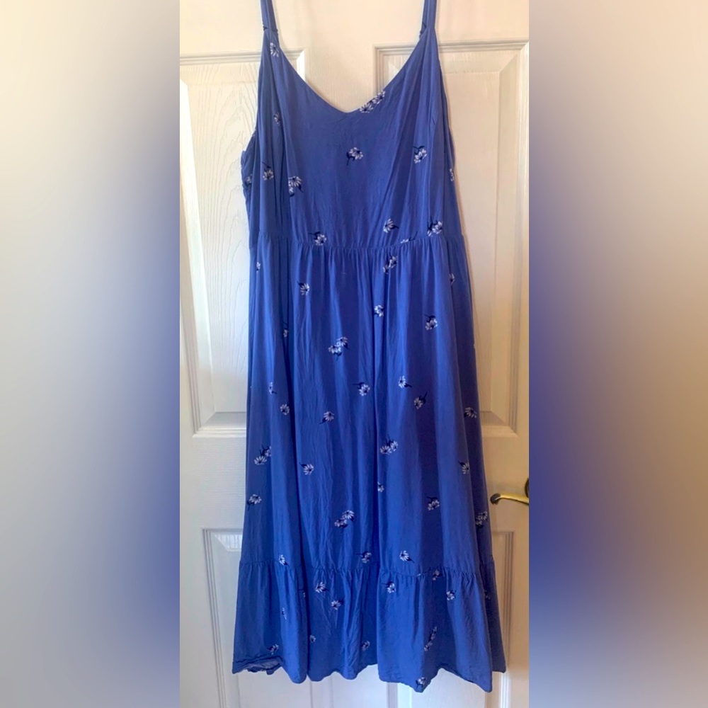 Old Navy blue cami sundress size XL